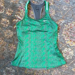 Nike workout tank with built-in sports bra